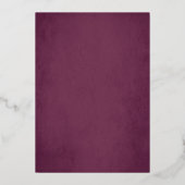 Indiase bruiloft uitnodiging rood goud Ganesha (Achterkant)