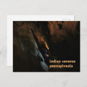 indiase caverns pennsylvania briefkaart (Voorkant / Achterkant)