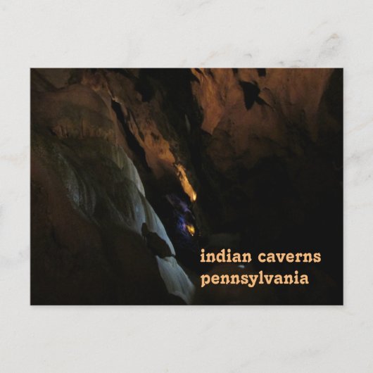 indiase caverns pennsylvania briefkaart (Voorkant)