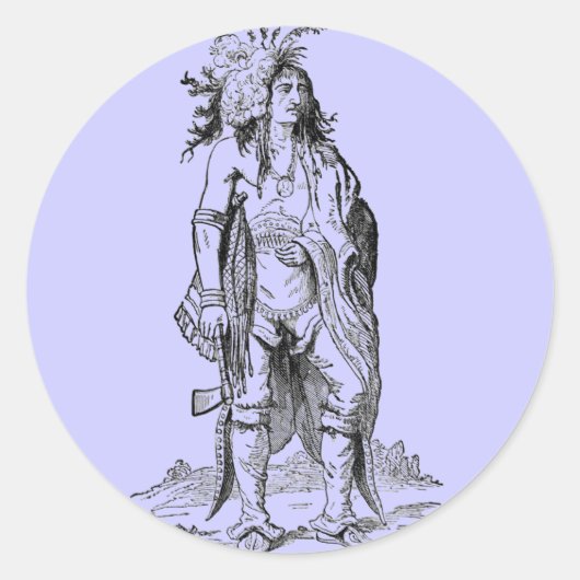 Indiase Chief Sticker (Voorkant)