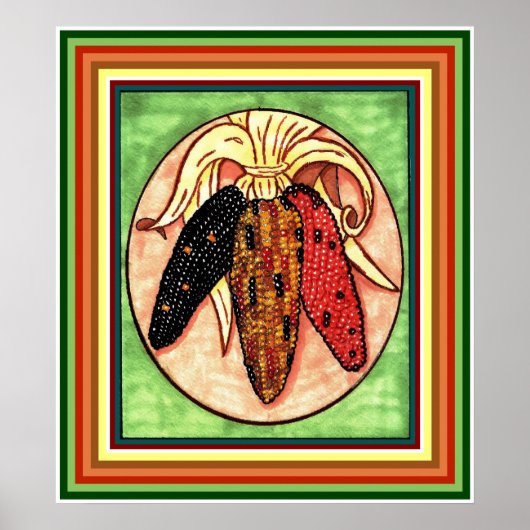 Indiase Corn Print (Voorkant)