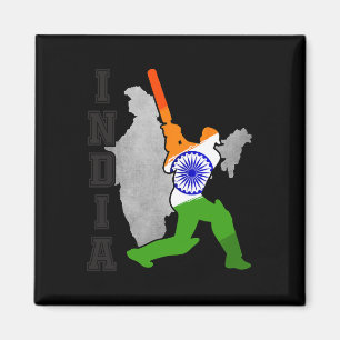 Indiase Cricket Jersey India Cricket Team Liefhebb Magneet