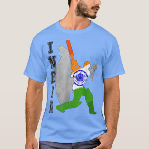Indiase Cricket Jersey India Cricket Team Liefhebb T-shirt
