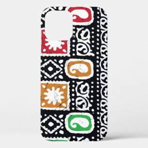 Indiase cultuur: traditionele kunst ontwerp iPhone 12 hoesje
