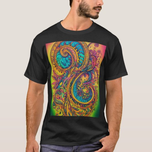 Indiase Design T-shirt (Voorkant)