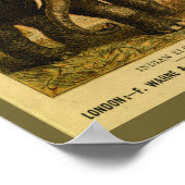 Indiase Elephant Natural History Print (Hoek)