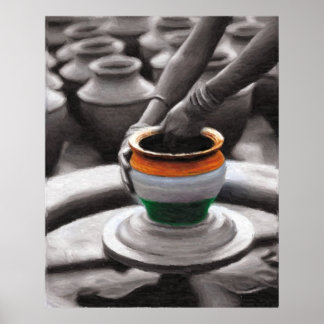 Indiase geest poster