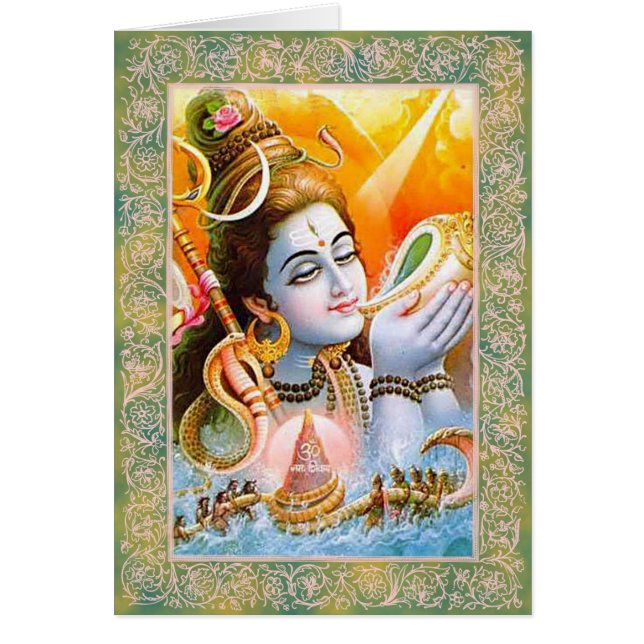 Indiase goden/Lord Shiva - Notecard (Voorkant)