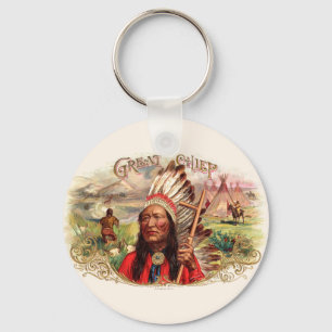  Indiase grote chef sigaar doos Sleutelhanger