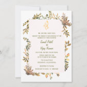 Indiase Hindoe bruiloft Ganesha Kaart (Voorkant)