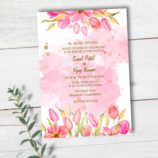 Indiase Hindoe bruiloft Ganesha Kaart