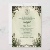 Indiase Hindoe bruiloft Ganesha Kaart (Voorkant)