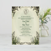 Indiase Hindoe bruiloft Ganesha Kaart (Staand voorkant)