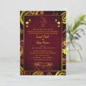 Indiase Hindoe Bruiloft met Paar Afbeelding & Gane Kaart (Staand voorkant)