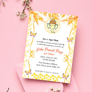 Indiase Hindoe Housewarming Griha Pravesh Kaart