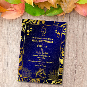 Indiase hindoe-verbintenisceremonie Gouden Element Kaart