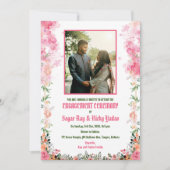 Indiase hindoe verloving ceremonië koppel foto kaart (Voorkant)