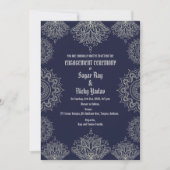 Indiase hindoe verlovingceremonie kaart (Voorkant)