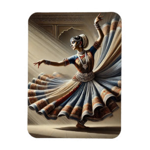 Indiase Kathak-danser Reizen Magneet