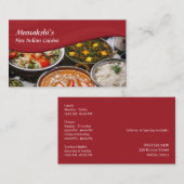 Indiase keuken Visitekaartje (Voorkant / Achterkant)