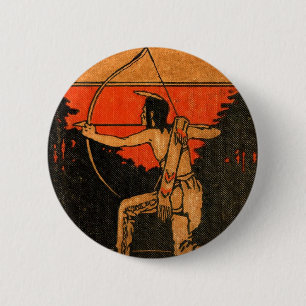 Indiase knoop ronde button 5,7 cm