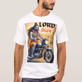Indiase Lord of Shiva bedrukt T-shirt