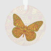 Indiase Monarch Acryl Ornament (achterkant)