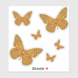 Indiase monarch contour Sticker