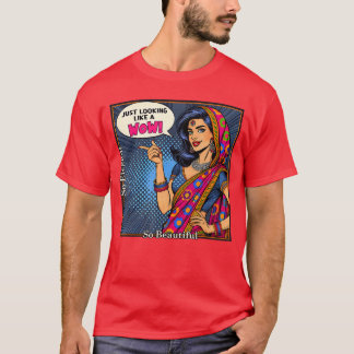 Indiase Ontmoet me in India Grappig Gewoon Lijkend T-shirt