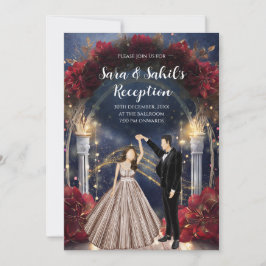 Indiase ontvangstkaarten Sangeet uitnodigingen