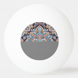 Indiase Paisley: Etnisch Mandalapatroon Pingpongballen