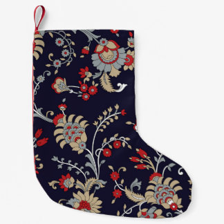 Indiase paisley, marine achtergrond, traditioneel. kleine kerstsok