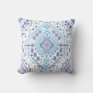 Indiase paisley tapijt, etnische mandala patroon. kussen