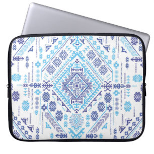 Indiase paisley tapijt, etnische mandala patroon. laptop sleeve