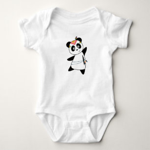 Indiase panda beer mode teddy veren cuterig romper