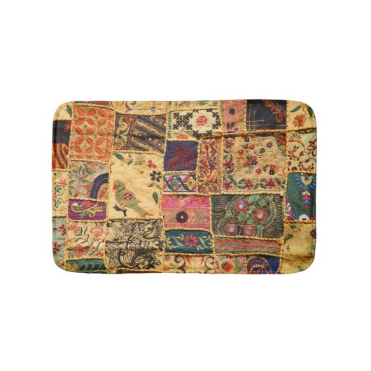 Indiase Patchwork: Hampi Market Cloth. Badmat (Voorkant)