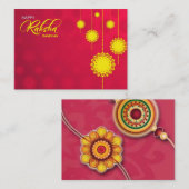Indiase Rakhi-kaarten Notitiekaartje (Voorkant / Achterkant)