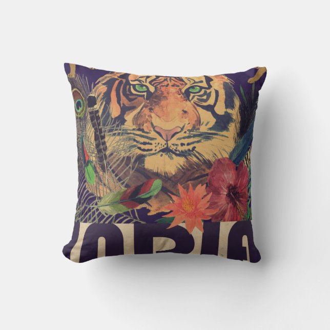 -Indiase reizen Kussen (Voorkant)