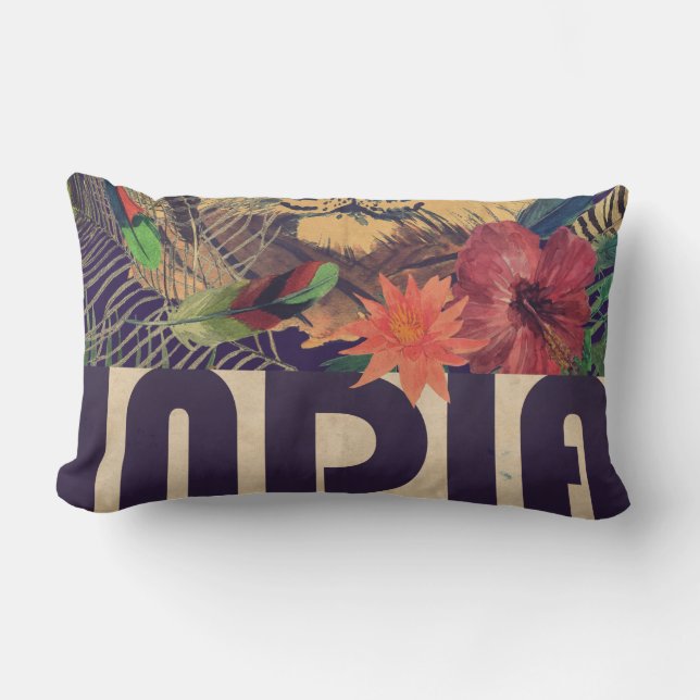 -Indiase reizen Kussen (Voorkant)