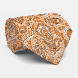 Indiase stijl paisley bloemvormig naadloos patroon stropdas