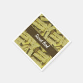 Indiase Sweet Mysore Pak Zoet Eten Verjaardag Servet (Hoek)