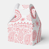 Indiase Traditionele Kunst Patroon Party Favor Box Bedankdoosjes (Achterkant)