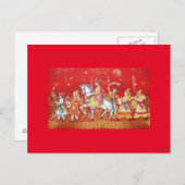 Indiase trouwkaart briefkaart (Voorkant / Achterkant)