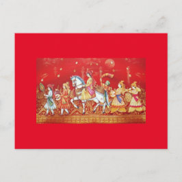 Indiase trouwkaart briefkaart