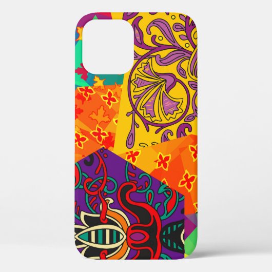 Indiase Turkse feestelijke patchwork Mandala Case-Mate iPhone Case (Achterkant)