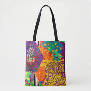 Indiase Turkse feestelijke patchwork Mandala Draagtas