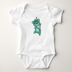 Indiase Turquoise Beer Carnaval Teddy Veer Romper