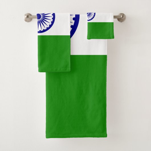 Indiase vlag bad handdoek (Insitu)