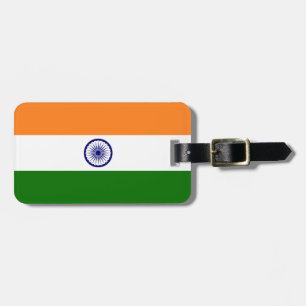 Indiase vlag bagagelabel