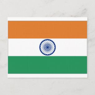 Indiase vlag briefkaart